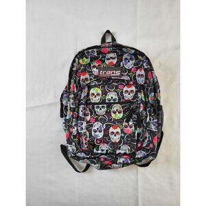 JanSport Backpack sugar skulls day of the dead school sport book bag